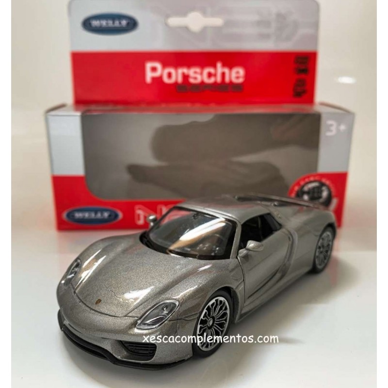 Porsche 918 Spyder hard top Scale 1/34 Welly