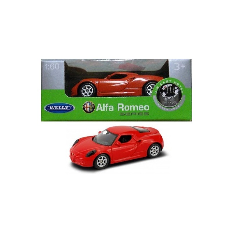 Alfa Romeo 4C Welly Nex 1:60 Scale